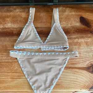 lovers and friends tan matching suit